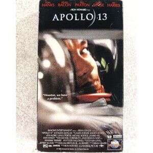 Apollo 13 VHS 1995 Starring Tom Hanks Kevin Bacon Bill Paxton